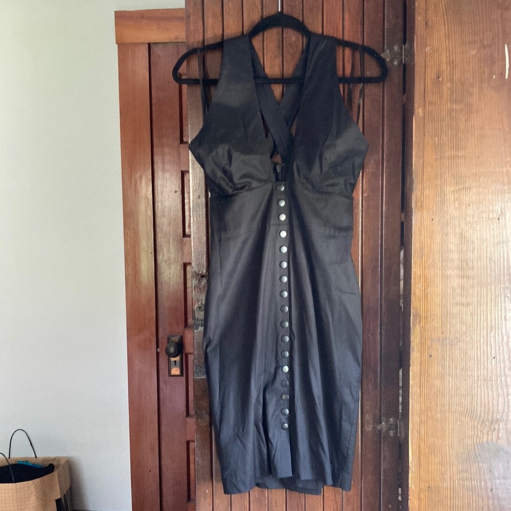 Black bebe dress